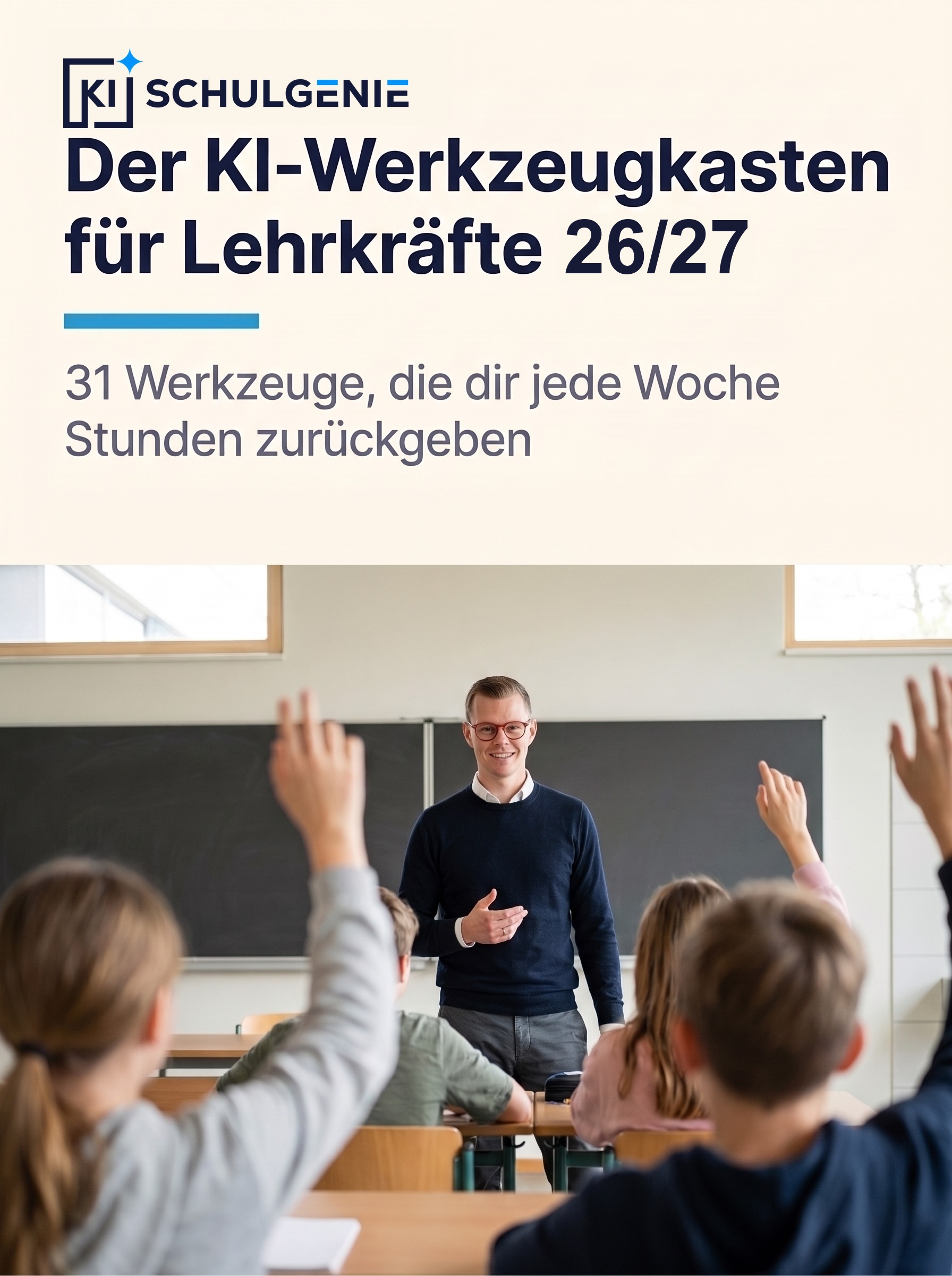 Cover: Der KI-Werkzeugkasten für Lehrkräfte 26/27